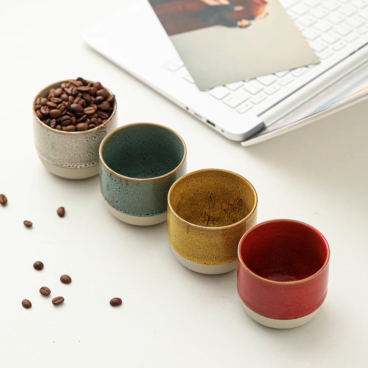 Ceramic espresso cups - Espresso cups suitable for coffee and tea